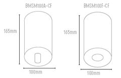 Beama Surface 240V GU10 Dimensions