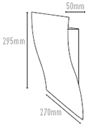 Curva Wallight Dimensions