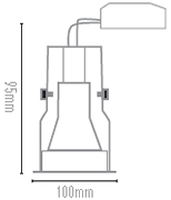 Mini Casta Square PLTE Dimensions