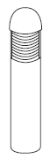 Bollard 898 Dimensions