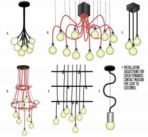 Chi Chi Pendants Installation Options