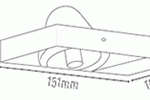 Mondo Slim AR111-LED Dimensions